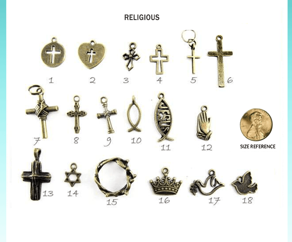 Religious Charms For Gutsy Goodness Jewelry - Gutsy Goodness