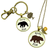 Mama Bear Papa Bear Matching Jewelry Necklace & Keychain Grandparent Gift New Parents Baby Shower - Gutsy Goodness