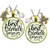 Best Friends Forever Necklaces Set of 2 Bff Quote Jewelry Charm - Gutsy Goodness