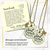 Best Friends Forever Necklaces Set of 2 Bff Quote Jewelry Charm - Gutsy Goodness